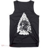 Arrowhead Hunter Indian Chief Relic Hunting Native American Tank Top thumb 0