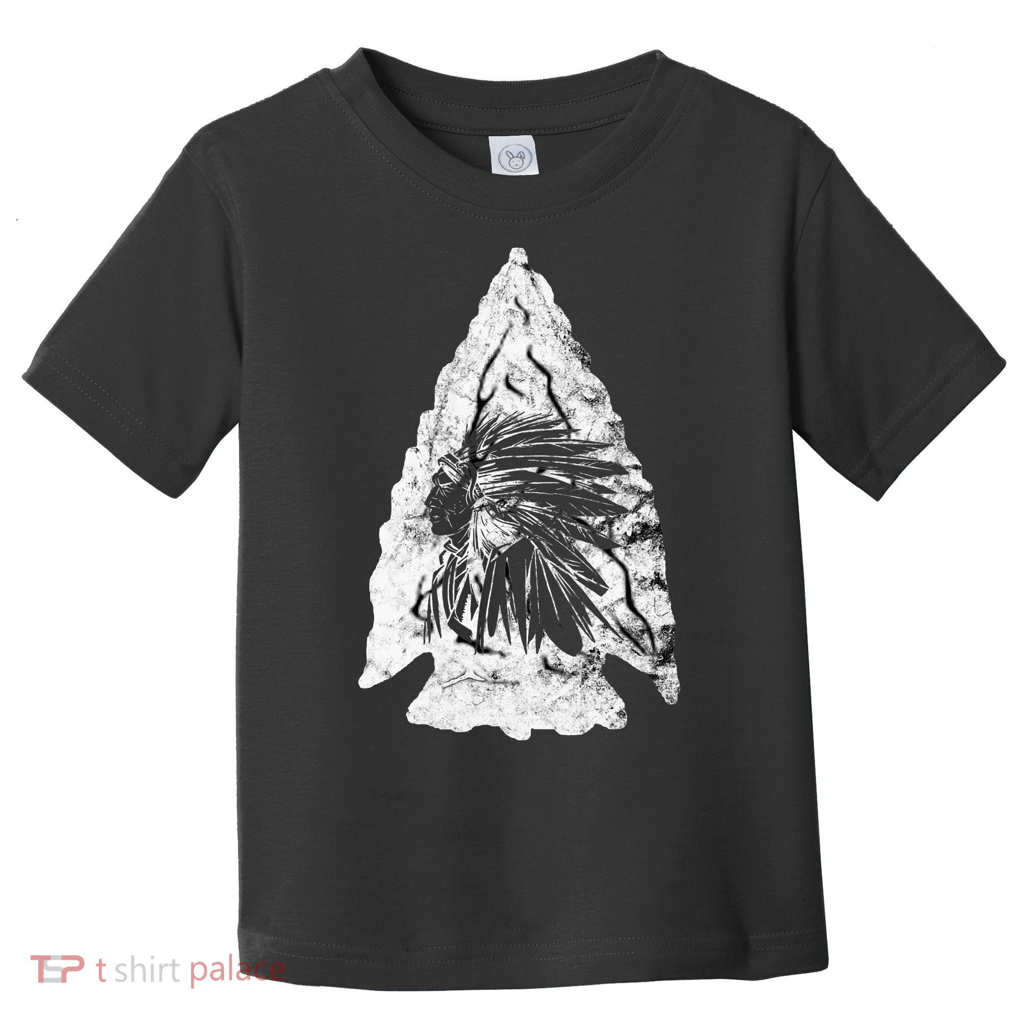Arrowhead Hunter Indian Chief Relic Hunting Native American Toddler T-Shirt