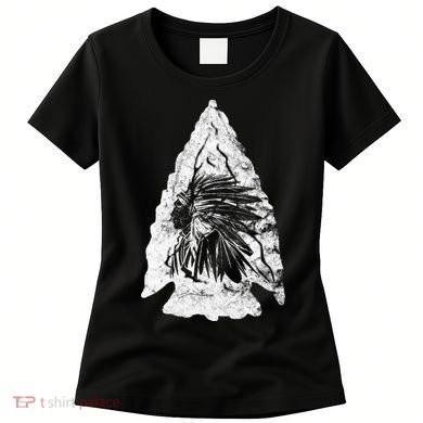 Arrowhead Hunter Indian Chief Relic Hunting Native American Women's T-Shirt