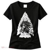 Arrowhead Hunter Indian Chief Relic Hunting Native American Women's T-Shirt thumb 0