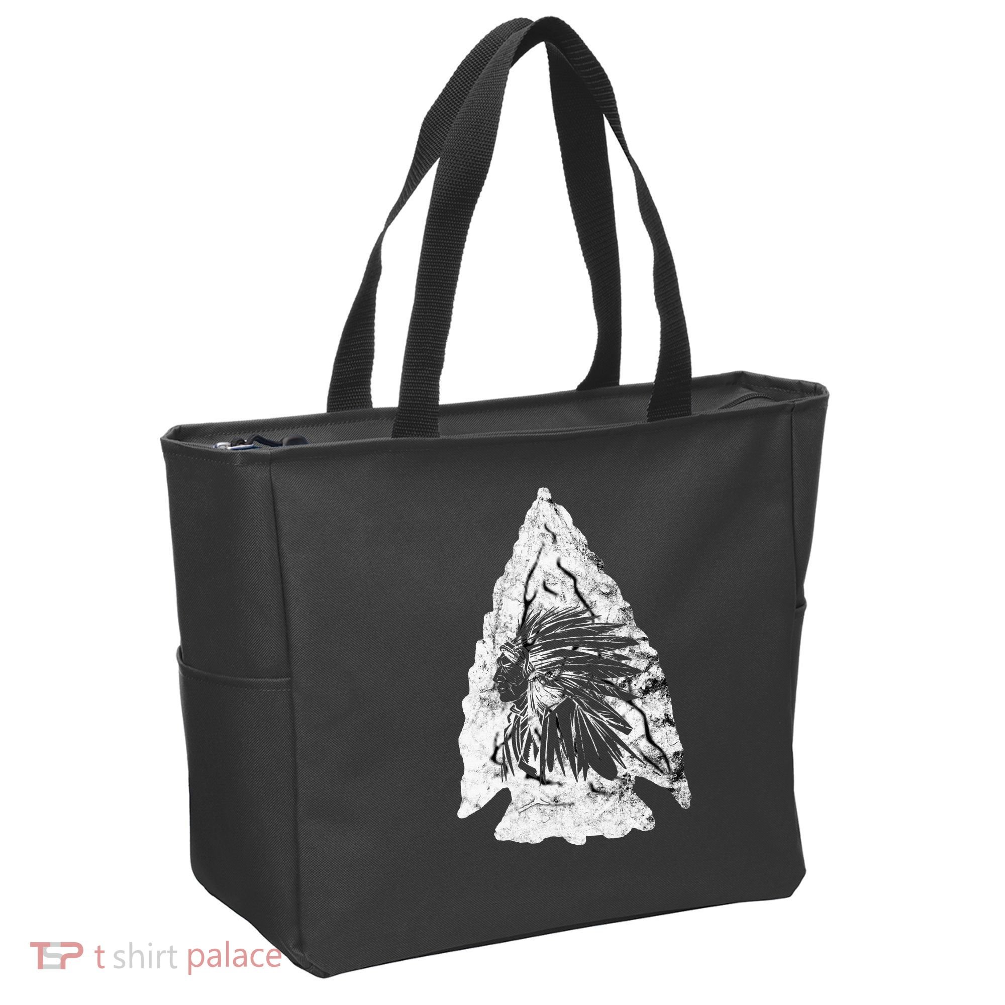 Arrowhead Hunter Indian Chief Relic Hunting Native American Tote Bag