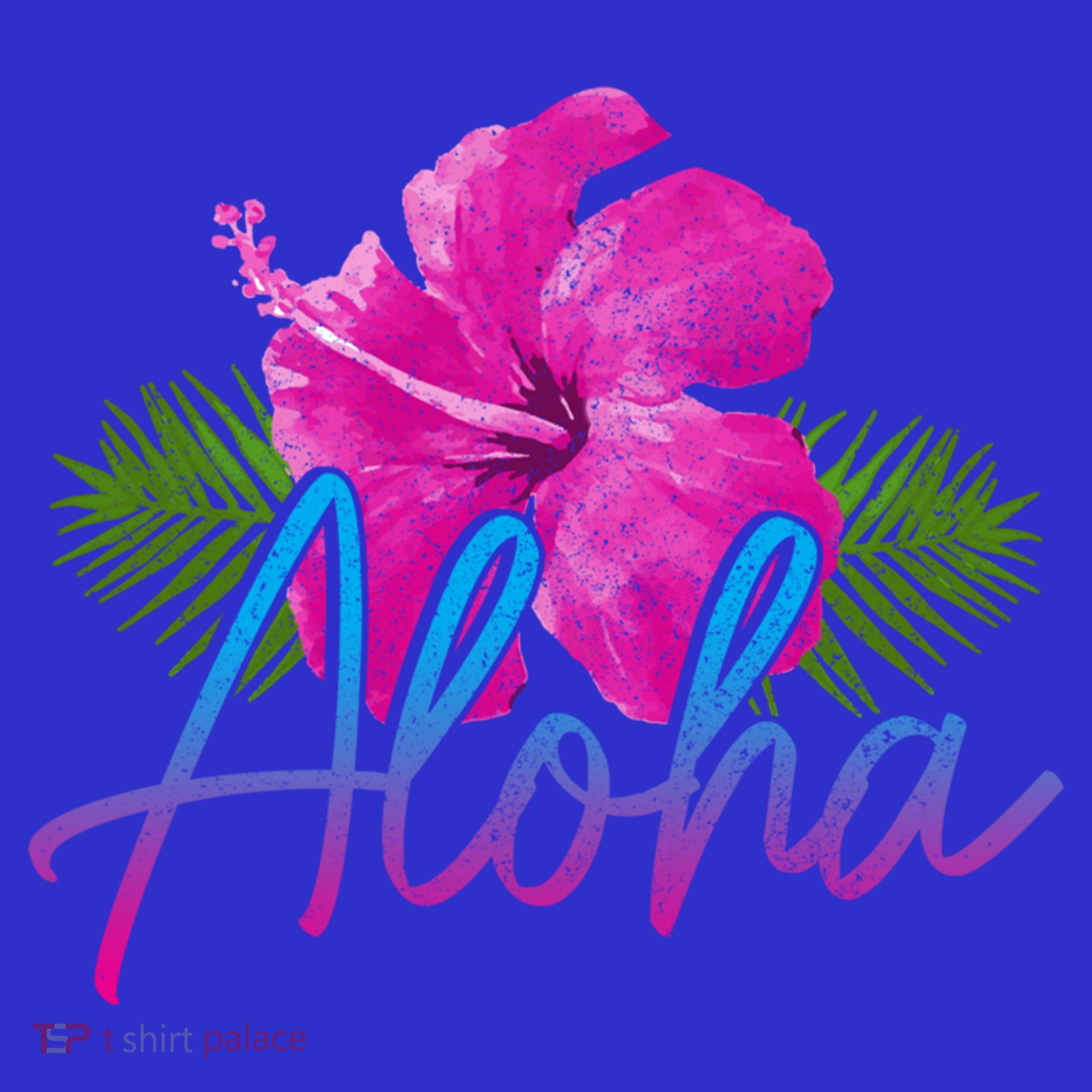 Aloha Hawaiian Islands Hawaii Surf Hibiscus Flower Surfer Cool Gift T-Shirt