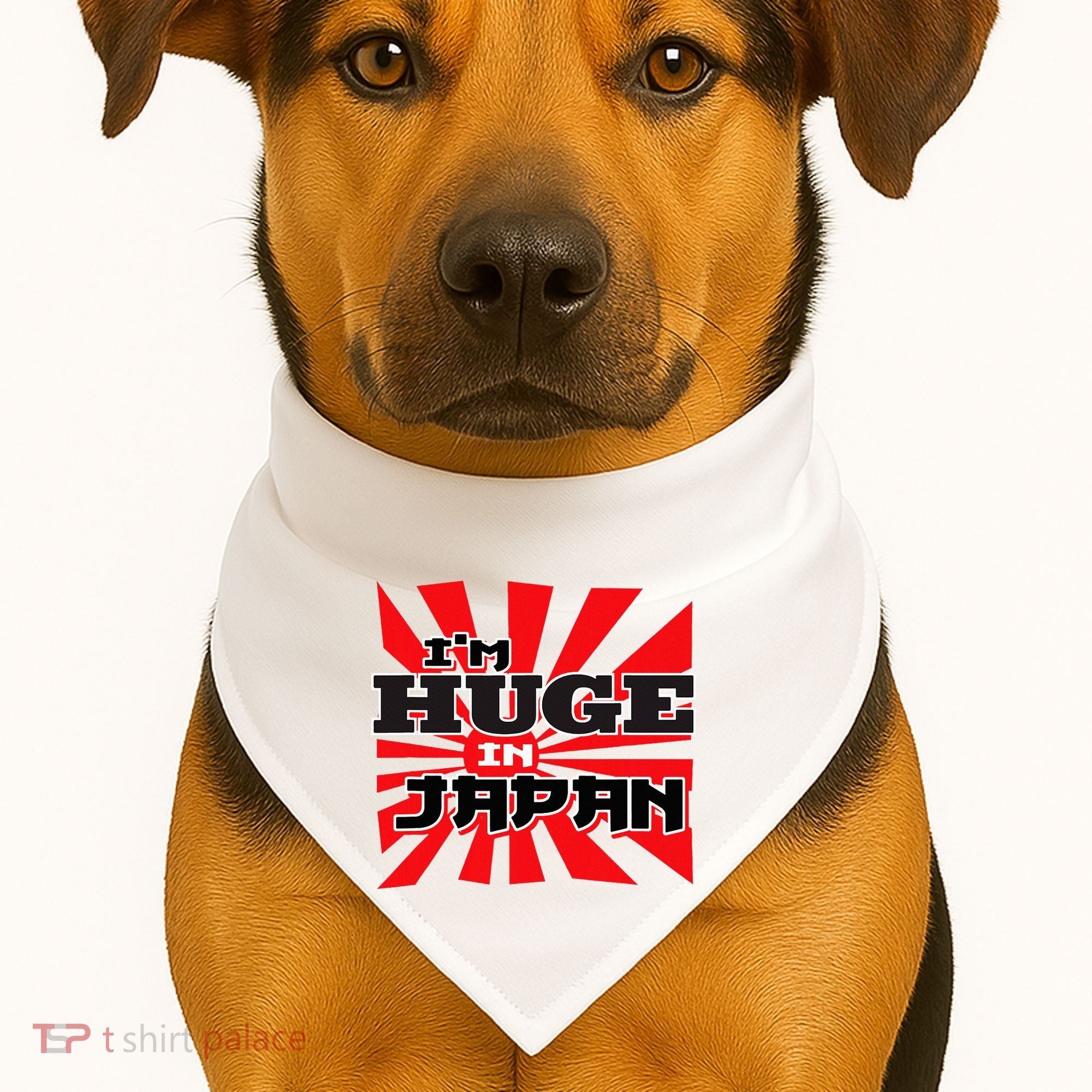 Asian Humor IM Huge In Japan Nerd USA-Made Doggie Bandana