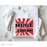 Asian Humor IM Huge In Japan Nerd Sweatshirt thumb 2