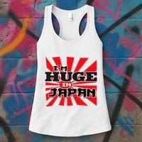 Asian Humor IM Huge In Japan Nerd Women's Tank Top thumb 3