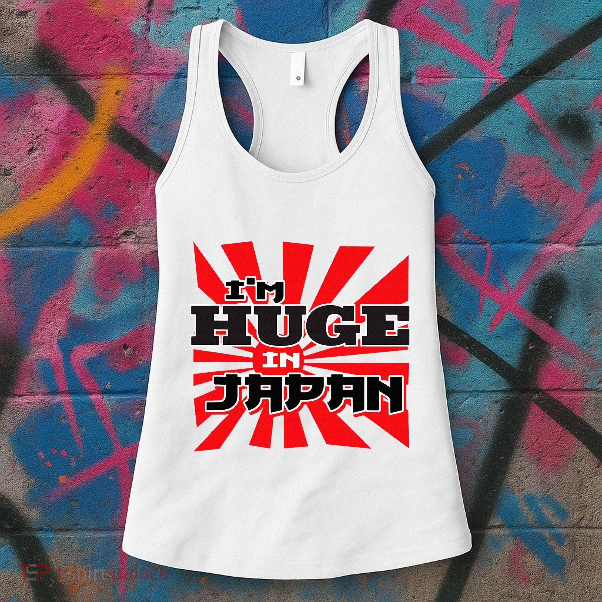 Asian Humor IM Huge In Japan Nerd Women's Tank Top