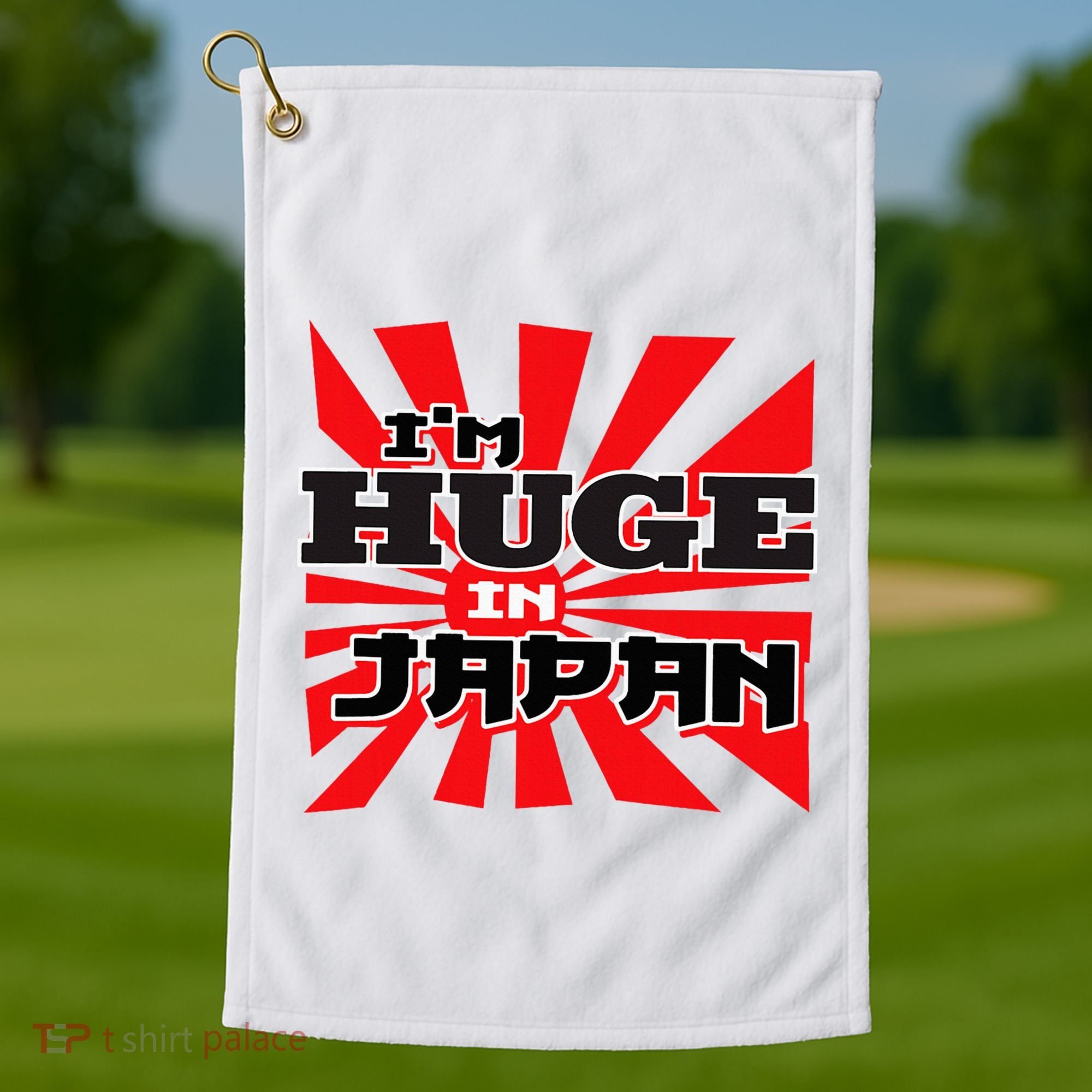 Asian Humor IM Huge In Japan Nerd Golf Towel