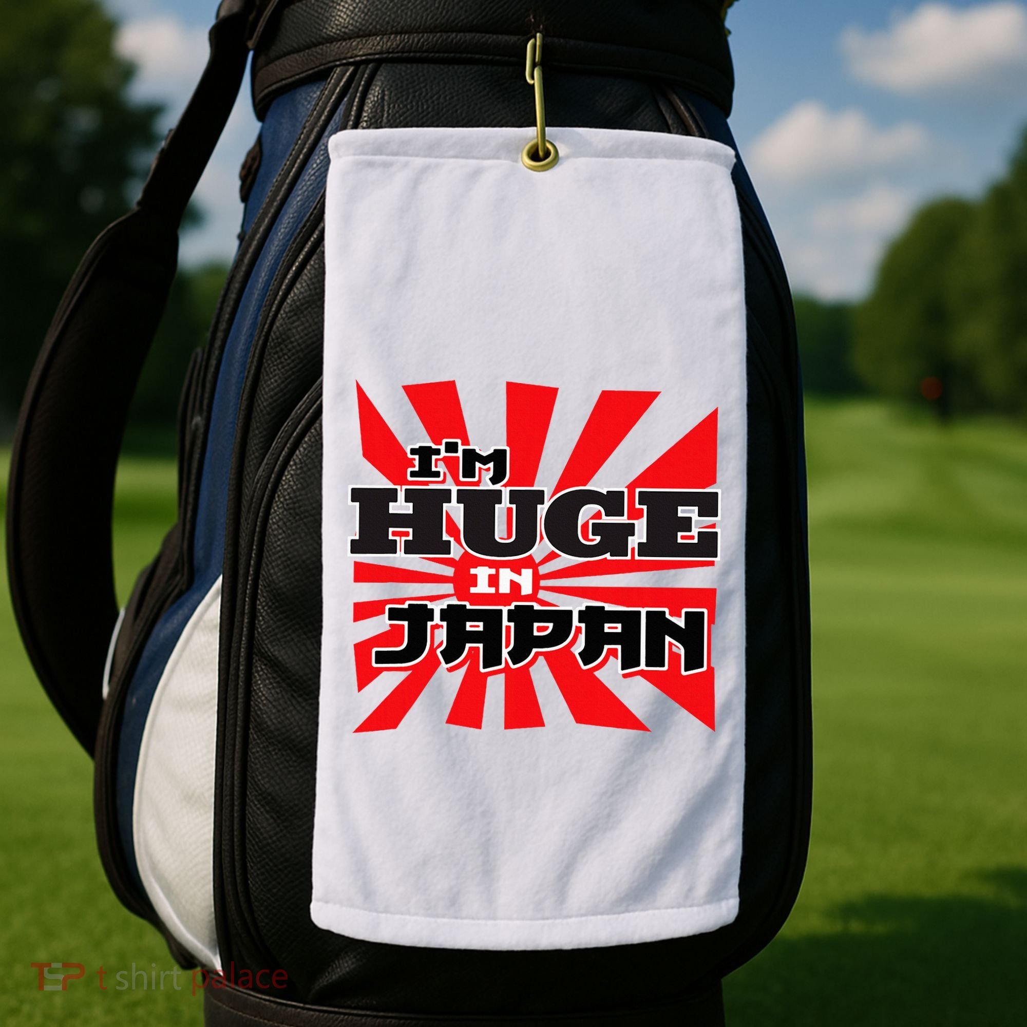 Asian Humor IM Huge In Japan Nerd Golf Towel