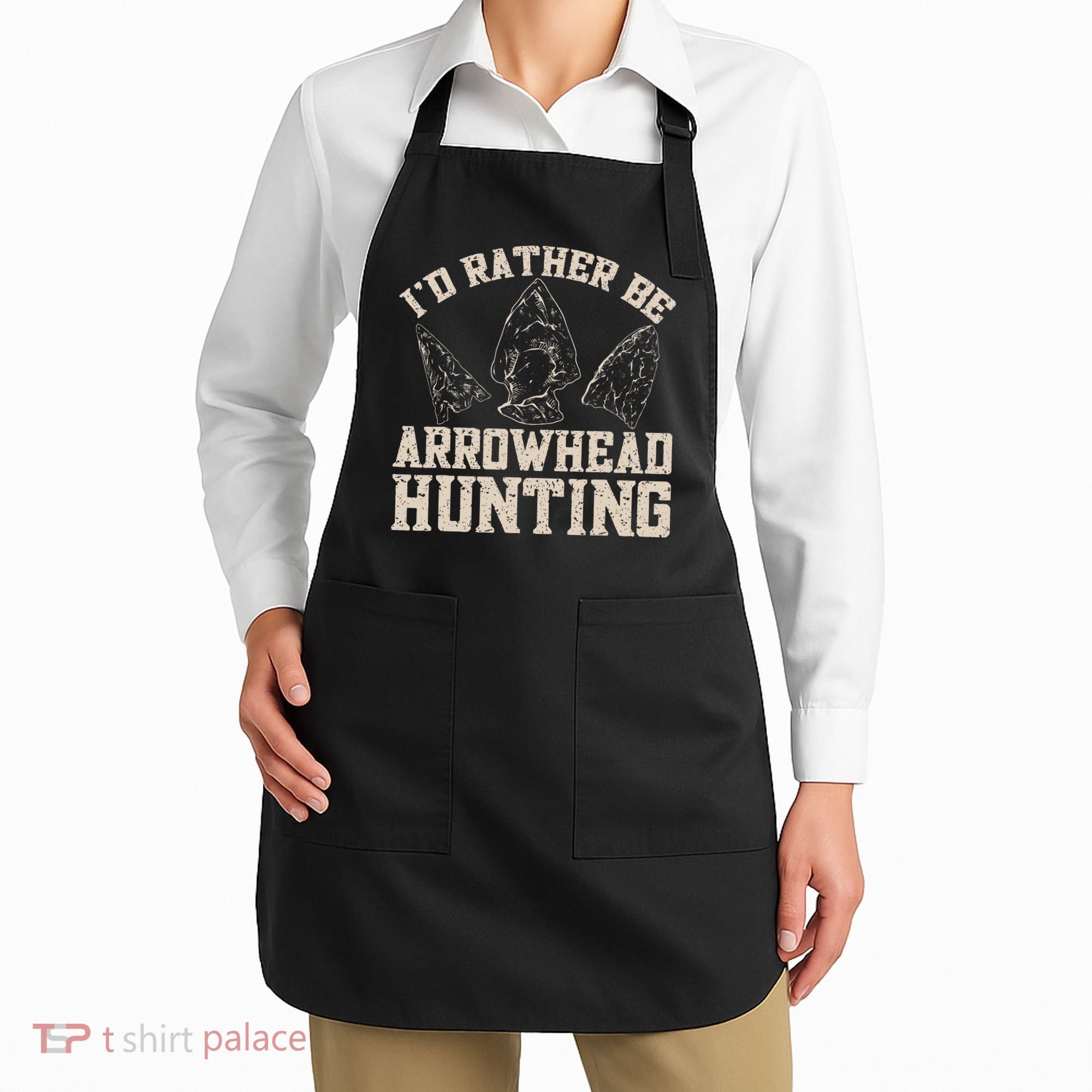 Arrowhead Hunter ID Rather Be Arrowhead Hunting Apron