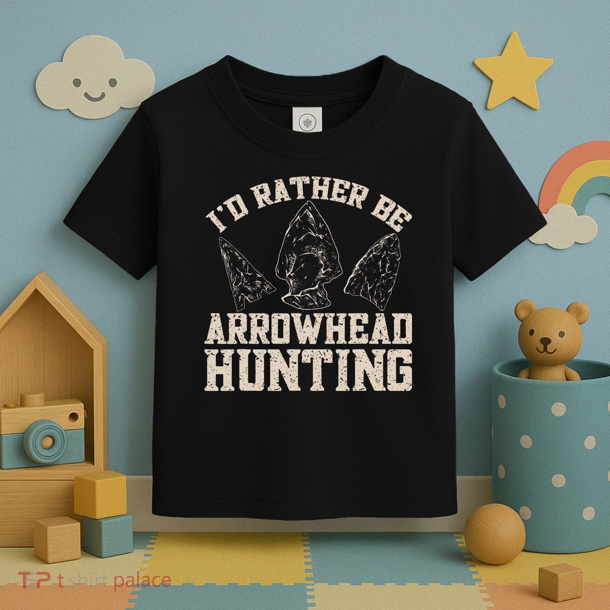 Arrowhead Hunter ID Rather Be Arrowhead Hunting Toddler T-Shirt