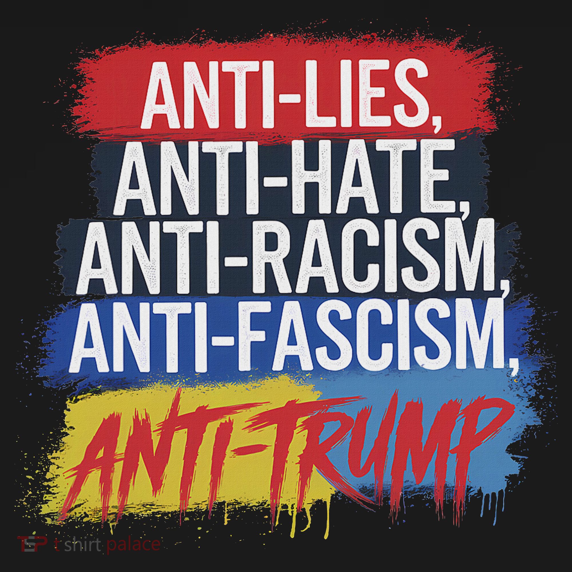 Anti Hate Lies Racism Fascism Resist Protest Trump Rally Mousepad