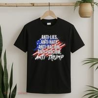 Anti Hate Lies Racism Fascism Resist Protest Trump Rally T-Shirt thumb 2