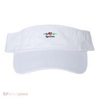 Afghanistan Heart Love Pulse Flag Support Visor thumb 0
