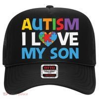 Autism Heart Love Autism Puzzle, Autism Mom Hat thumb 0