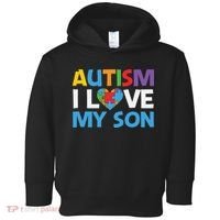 Autism Heart Love Autism Puzzle, Autism Mom Toddler Hoodie thumb 0