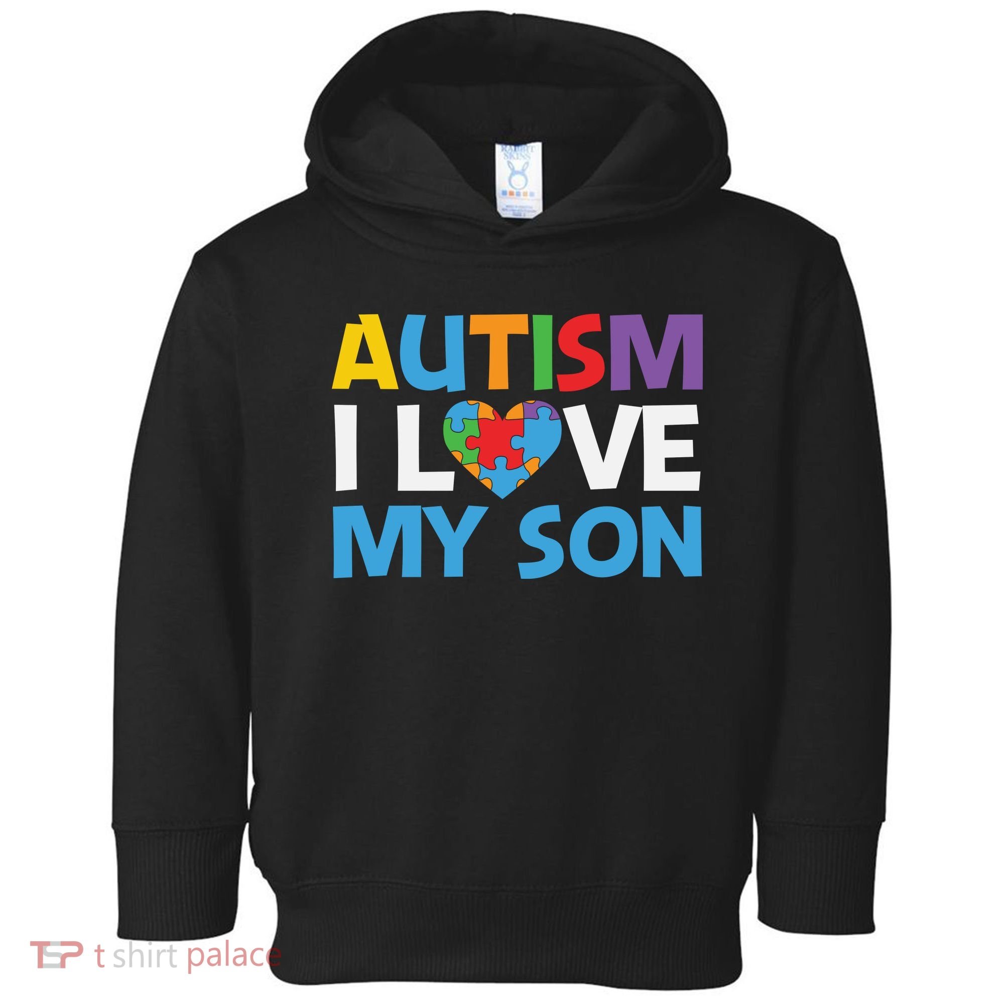 Autism Heart Love Autism Puzzle, Autism Mom Toddler Hoodie