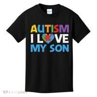 Autism Heart Love Autism Puzzle, Autism Mom Kids T-Shirt thumb 0