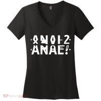 Anal Hidden Message The Original 2024 Women's V-Neck T-Shirt thumb 0