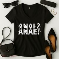 Anal Hidden Message The Original 2024 Women's V-Neck T-Shirt thumb 2