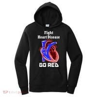 American Heart Month Go Red For Heart Disease Awareness Gift Women's Hoodie thumb 0
