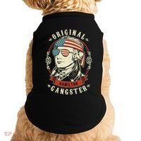 Alexander Hamilton Original Gangster 4th Of July Doggie Tank thumb 0