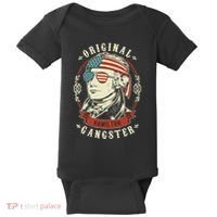 Alexander Hamilton Original Gangster 4th Of July Baby Bodysuit thumb 0