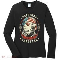 Alexander Hamilton Original Gangster 4th Of July Women's Long Sleeve Shirt thumb 0