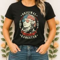 Alexander Hamilton Original Gangster 4th Of July Women's T-Shirt thumb 2