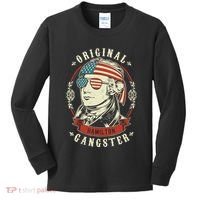 Alexander Hamilton Original Gangster 4th Of July Kids Long Sleeve Shirt thumb 0