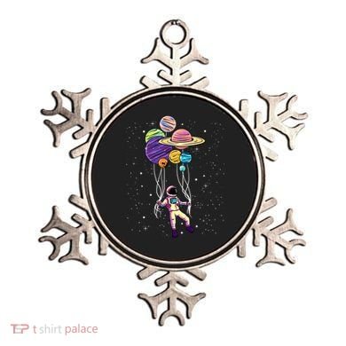 Astronaut Holding Planet Balloons STEM Kids Ornament