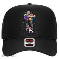 Astronaut Holding Planet Balloons STEM Kids Hat thumb 0