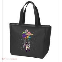 Astronaut Holding Planet Balloons STEM Kids Tote Bag thumb 3
