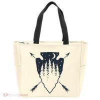 Arrowhead Hunting Pine Tree Moon Scenery Arrowhead Hunter Tote Bag thumb 0