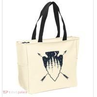 Arrowhead Hunting Pine Tree Moon Scenery Arrowhead Hunter Tote Bag thumb 2