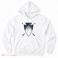 Arrowhead Hunting Pine Tree Moon Scenery Arrowhead Hunter Hoodie thumb 0