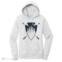 Arrowhead Hunting Pine Tree Moon Scenery Arrowhead Hunter Women's Hoodie thumb 0
