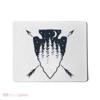 Arrowhead Hunting Pine Tree Moon Scenery Arrowhead Hunter Mousepad thumb 0
