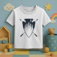Arrowhead Hunting Pine Tree Moon Scenery Arrowhead Hunter Toddler T-Shirt thumb 3