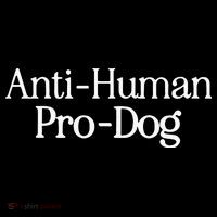 Anti Human Pro Dog Ornament thumb 1