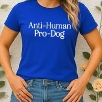 Anti Human Pro Dog Women's T-Shirt thumb 2