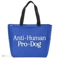 Anti Human Pro Dog Tote Bag thumb 0