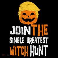 Anti-Trump Halloween Pumpkin Join Single Greatest Witch Hunt Coffee Mug thumb 5