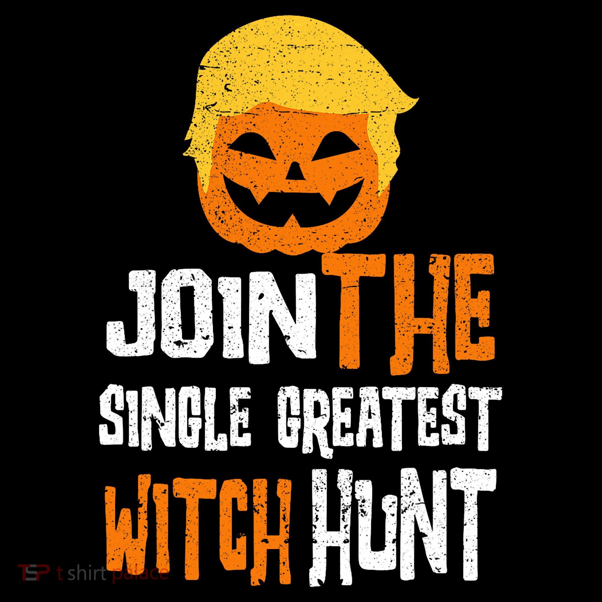 Anti-Trump Halloween Pumpkin Join Single Greatest Witch Hunt Coffee Mug