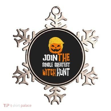 Anti-Trump Halloween Pumpkin Join Single Greatest Witch Hunt Ornament