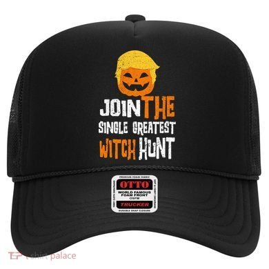 Anti-Trump Halloween Pumpkin Join Single Greatest Witch Hunt Hat