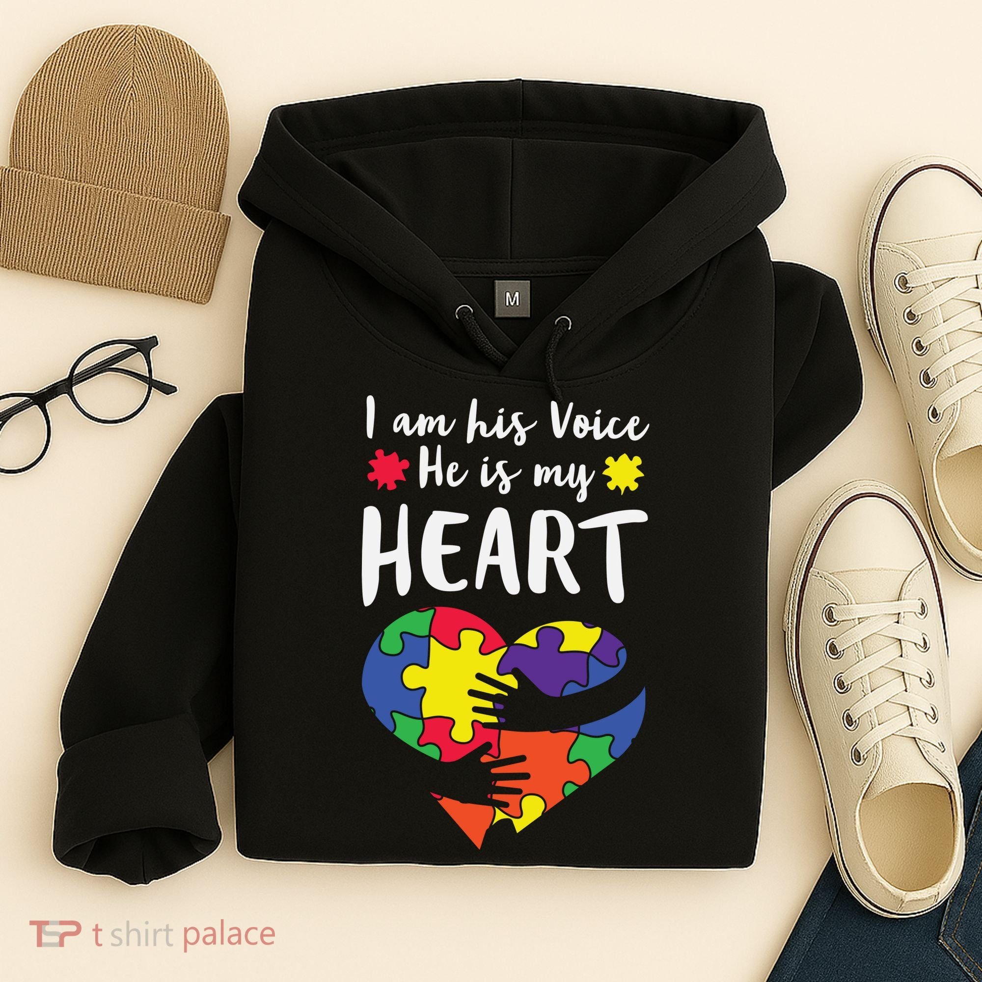 Autism Heart Puzzle Peace Gift For Autism Awareness Hoodie