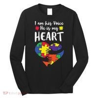 Autism Heart Puzzle Peace Gift For Autism Awareness Long Sleeve Shirt thumb 0