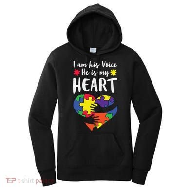 Autism Heart Puzzle Peace Gift For Autism Awareness Women's Hoodie