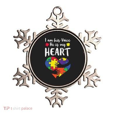 Autism Heart Puzzle Peace Gift For Autism Awareness Ornament