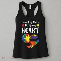 Autism Heart Puzzle Peace Gift For Autism Awareness Women's Tank Top thumb 3